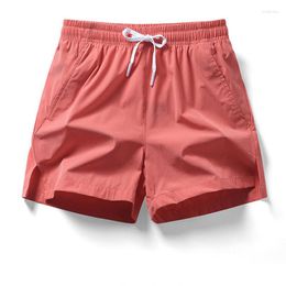 Men's Shorts Y2k Pocket Quick Dry Swimming For Men Swimwear Ice Silk Man Trunks Summer Bathing Beach Wear Surf Boxer Short