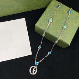 Nova carta colar para unisex topo stree prata banhado colares personalidade charme colar moda jóias fornecimento