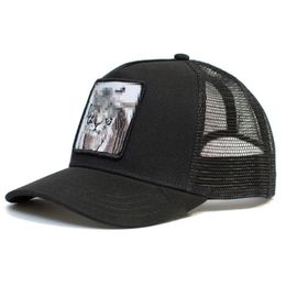 Ball Caps Ball Caps Animal Shape Embroidered Baseball Cap Fashion Brand Hat Breathable Men Women Summer Mesh