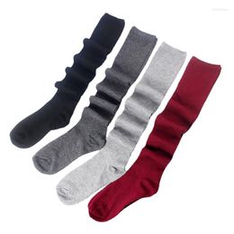 Women Socks Female Over Knee High Japanese Lolita Foot Cover Leg Warm Autumn And Winter Slimming Knitted Thigh