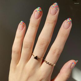 False Nails Candy Colour Small Fresh Summer Wearing Nail Product Patch Cute Waterproof Detachable