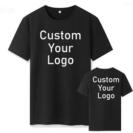 Men's T Shirts VIP Link Make Your Design Logo Pictures Or Texts Custom Oversize Men Women 200 Gsm Cotton Short Sleeve Shirt