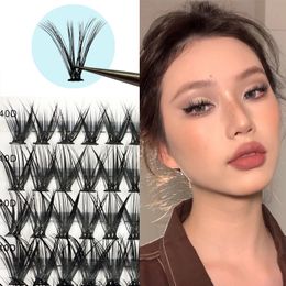 Makeup Self grafting segmented single cluster eyelashes 30P/40P mix d curl thick invidual Fake lash 8/9/10/11/12/13/14/15mm 14 rows a set