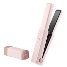 Hair Straighteners Wireless Heating Comb Straightener Professional Dryer Brush Curler Iron Plate 30s Rapid Heat Styling Tools 230906