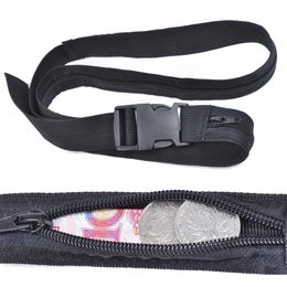 Outdoor Hidden Cash Waist Belts DIY Nylon 100cm Men Women Travel Anti Theft Tactical Strap Secret Pocket Belt Anti Diefstal Riem