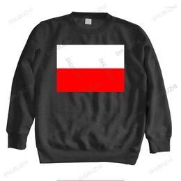 Men's Hoodies Poland Men Sweatshirt Autumn Hip Hop Streetwear Footballes Tracksuit Nation Polish Flag PL Polska Pole