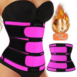 Waist Support Body Shaper Slimming Abdomen Sauna Waist Cincher Corset Trainer Tummy Gym Belt Waist Trainer Thermo Sweat Belt Bodysuits Corset 230905