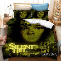 Bedding Sets Silent Hill 3D Printed Set Duvet Covers & Pillow Cases Comforter Quilt Cover (US/EU/AU Sizes) K03