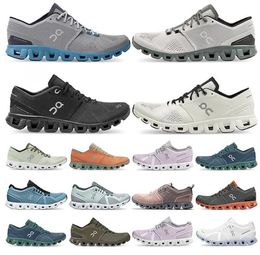 on cloud Casual shoes mens Designer clouds X running Sneakers Federer workout and cross trainning shoe ash black alloy grey Aloe Storm men women Sports trainers