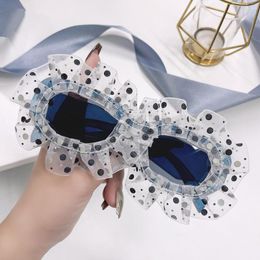 Sunglasses Fashion Lace Women Ball Party Sun Glasses Women's Trends Punk One Piece Shades Eyewear UV400