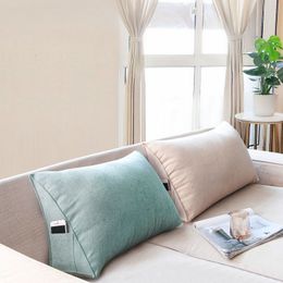 Cushion/Decorative Pillow 1pcs Wedge Body Pillow High Quality Backrest Cushion For Reading Bed Rest Soft Decorative Viscoelastic Pillow 230905