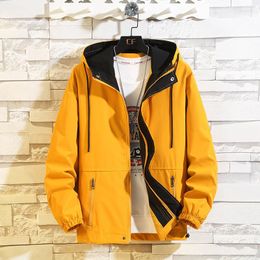 Mens Jackets 2023brand Jacket Outer Wear Clothing Garment Hooded Oversized Youth Loose Casual