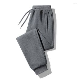 Men's Pants Spring Summer Pure Cotton Athletic Casual Plus Size Loose Straight Leg Long Tie Foot Guard