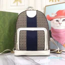 Luxury Backpack Women Back Pack Canvas Leather Fashion Letter Ribbon Gold Hardware Handbag Purse Shoulder Bag