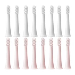 Toothbrushes Head 8PCS For XIAOMI MIJIA T100 Replacement Brush Heads Sonic Electric Toothbrush Vacuum DuPont Soft Bristle Suitable Nozzles 230906