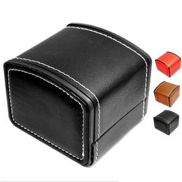 Jewellery Boxes Fashion Watch Durable Pu Leather Watches Cases Bracelet Bangle Wristwatch Box Gift Case Drop Delivery Packaging Display Otecl