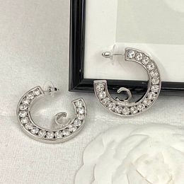C Stud Earing Designer For Lady Women CCity heart-shaped Earring Internet celebrity Jewellery Woman Gold hoop Earrings 893