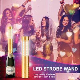Other Event Party Supplies Rechargeble Led Strobe Baton Champagne Bottle Flashing Stick Light Glow Lamp For Ktv Bar Club Birthday Dhdna
