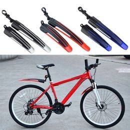 Bike Fender 2 Pcs Bicycle Fenders Mountain Road Bike Mudguard Rear Mud Guard Wings For Bicycle Accessories 230906