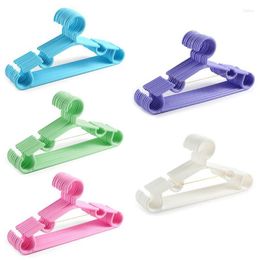 Hangers 10 Pcs/Set Plastic Baby Clothes Hanger Mini Size Coats Space Saving Closet Nursery Room Decorations