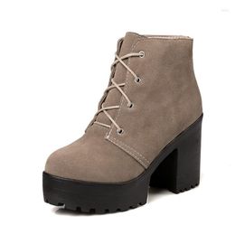 Boots Big Size 9 10 11 12 Women Shoes Ankle For Ladies Woman Winter Thick Base Cross Binding