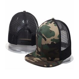 2020 style cool for men hip hop Blank mesh camo Baseball Caps Snapback Hats220t