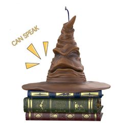 Decorative Objects Figurines Talkable Harrys Potters Sorting Hat Creative Christmas Tree Hanging Decoartion Halloween Pendant Home Decor Ornament Gifts 230905