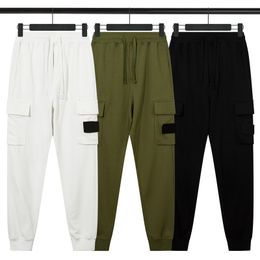 Men's Pants 2023 Spring and Autumn Stone Label Cotton Multipocket Outdoor Leisure Sports Sweatpants 230906