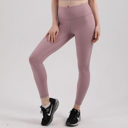 Active Pants Yoga Women High Waist Hip Raise Outdoor Running Tight Elastic Small Foot Sports Quality Nude Feel Fitness