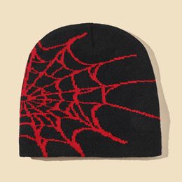 hat fashion mens designers bonnet winter beanie knitted wool hat spider web cap Thicker mask Fringe beanies hats zx662