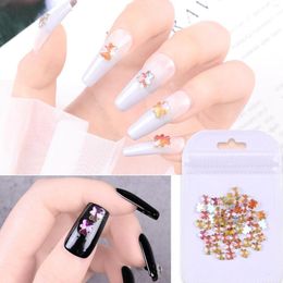 Nail Art Decorations Bear Crystal Jewelry Flat Bottom Diamond Shaped Fancy Creative Design DIY French Stamper Bow For Nails