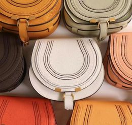 Luxury Women Designer saddles Bag clutch vintage Genuine leather shoulder bag Classic crossbody handbag satchel Bags