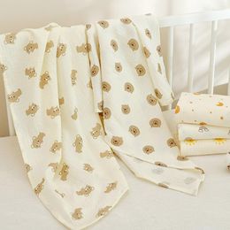 Blankets Cotton Blanket For Toddler Born Stroller Infant Cover UltraAbsorbent Wrap Muslin Quilt