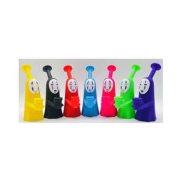 Cross-border new silicone water gun faceless pot hookah pipe accessories wholesale