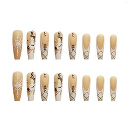 False Nails Long-Length Artificial With Suitable Radian And Thickness For Experienced People To Train Nail Art Skills