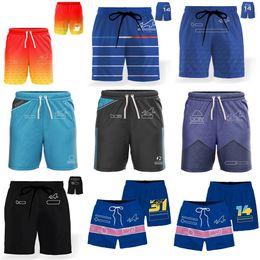 2023 F1 Team Men's Shorts Formula 1 Driver Sport Pants Racing Logo Printed Oversized Shorts Summer New Men Gym Beach Short Pants