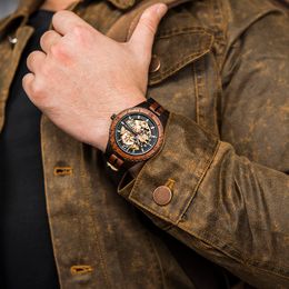 Wristwatches DODO DEER Wooden Watch Men Automatic Mechanical Couple Waterproof Luminous Hand SelfWind Luxury Women Male Gift 230905