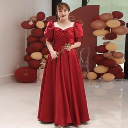 Ethnic Clothing Yourqipao Plus Size Chinese Wedding Dress Red China Mandarin Traditional Dresses Women Cheongsams Bridal Toast Evening Gowns