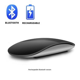 Mice Mouse Magic nirkabel Bluetooth tetikus komputer Laser tidak berisik dapat diisi ulang ergonomis untuk Apple Microsoft 230905
