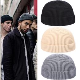 Ball Caps Casual Short Thread Hip Hop Hat Winter Warm Beanies Adult Men Beanie Female Wool Knitted SkullCap Elastic Hats Unisex323r