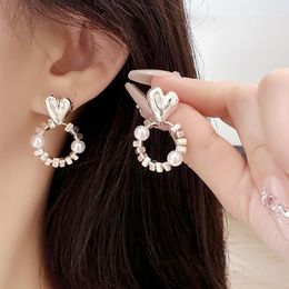 Backs Earrings Love Geometry Clip On No Hole Ear Clips Heart Without Piercing Personality Earring Jewellery Cek810