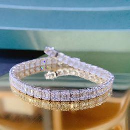 2023 Trending 8 Style Ankle Bangle Bracelet 3mm 5mm 18k Gold Diamond Tennis Bracelet Woman Bracelets Jewelry