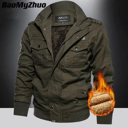 Mens Jackets Winter Coats Thicker Warm Down Men Balck Casual High Quality Male MultiPocket Cargo Jacket Plus Size 230905