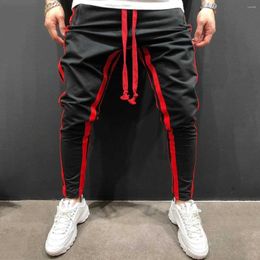 Men's Pants Joggers Casual Fitness Running Training Sports Cotton Trousers Breathable Slim Fashion Patchwork Pencil SweatPants