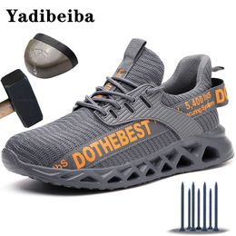 Boots Steel Toe Work Shoes for Women Men Safety Lightweight Breathable Sneakers Construction Unisex 230905
