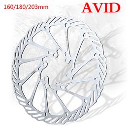 Bike Derailleurs AVID Disc Brake Rotor 160mm 180mm 203mm Hydraulic Brake Rotors Heat Dissipation Road Mountain Bike Rotor Fit SRAM 230906