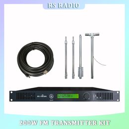 200W wireless FM broadcast Transmitter for radio station