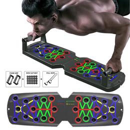 Push-Ups Stands Folding Push-up Board Support Muscle Exercise Multifunctional Table Portable Fitness Equipment Abdominal Enhancement Support 230906