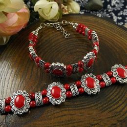 Bangle Fashion Red Bead Boho Bracelet Jewelry Suitability Beach Occasion Vintage Accessories For Women
