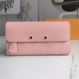 2023 TOP Fashion designer wallets luxury women clutch bags Highs quality monograms coin purses ladies card holder with original box dust bag